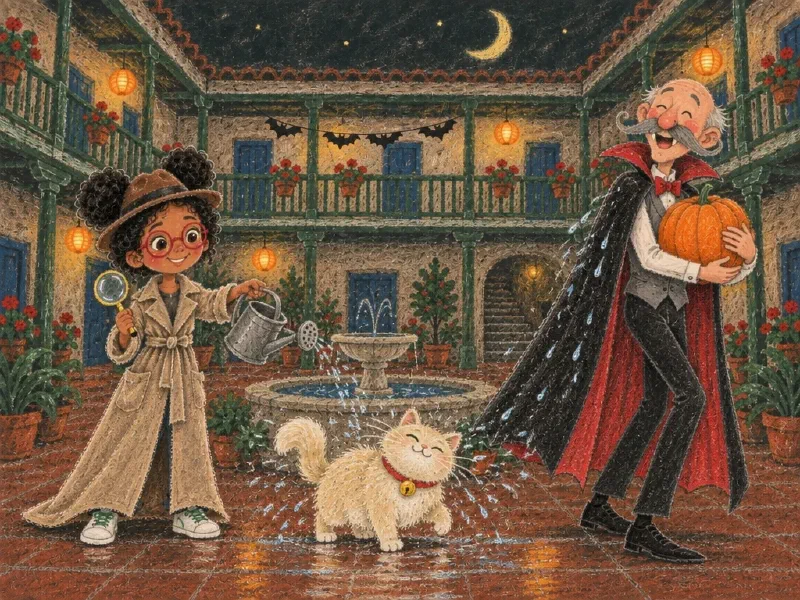 Ilustración de «Alguien calabacea la corrala»